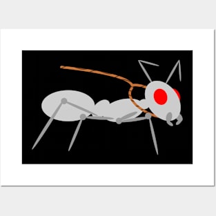 Tobincorporated Roped Robotic Ant logo Posters and Art